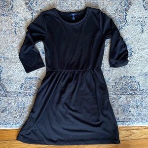 Gap 3/4 Sleeved Dress with Pockets Balck